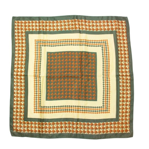Vintage Acetate Square Scarf Made In Japan 26\